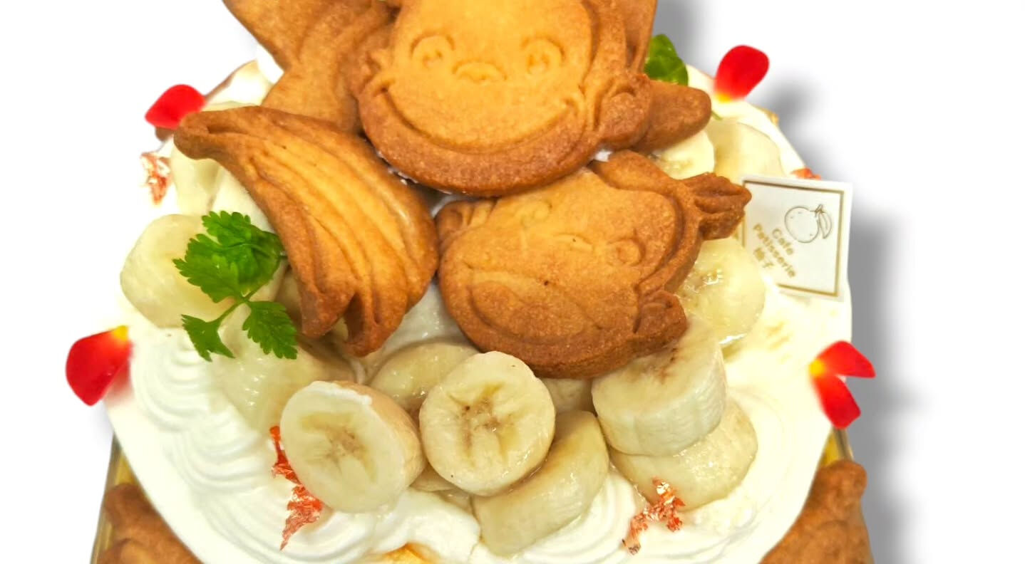本日は特別なご注文を承りました！バナナ🍌ショートケーキにおさ
